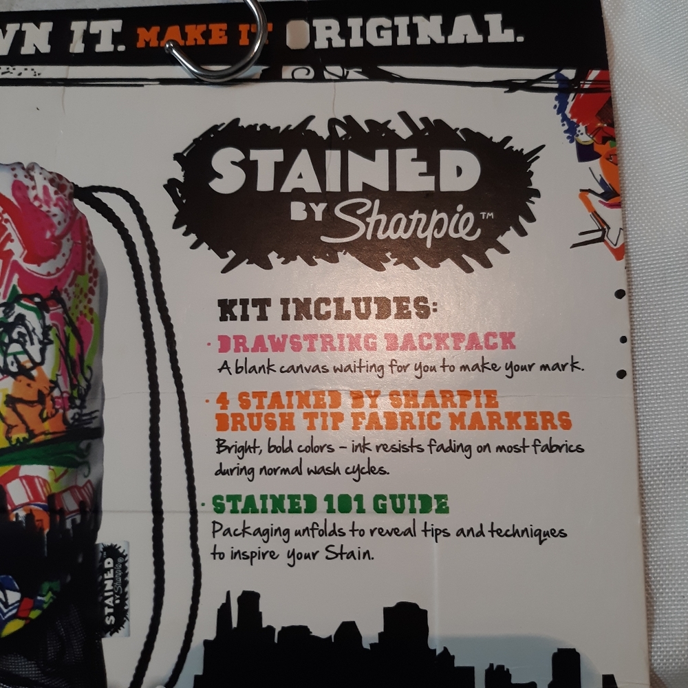 Stained by Sharpie Design Your Own Backpack Set - Picture 7 of 11